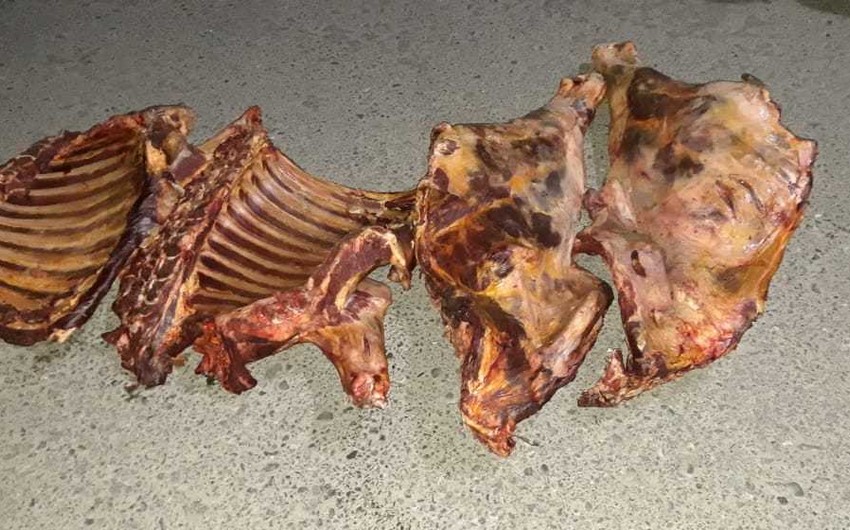 Предотвращен ввоз непригодного к употреблению мяса из Барды в Баку