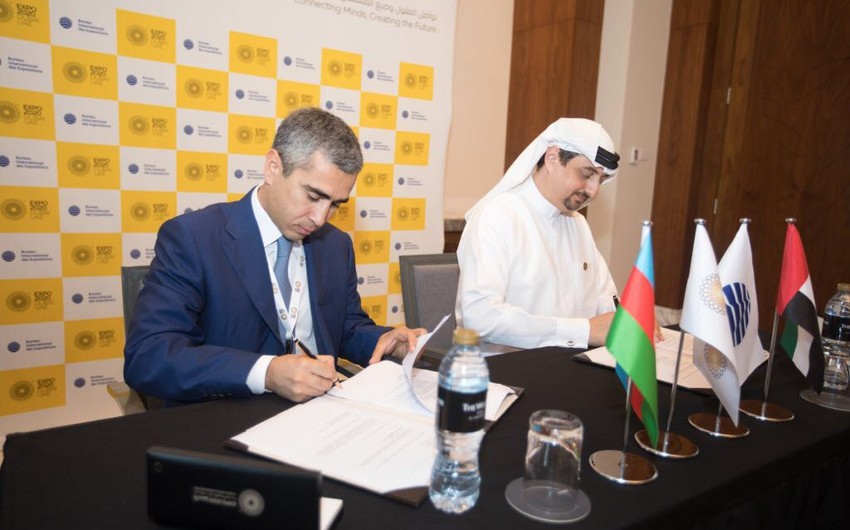 Подписан договор об участии Азербайджана в Dubay Ekspo 2020