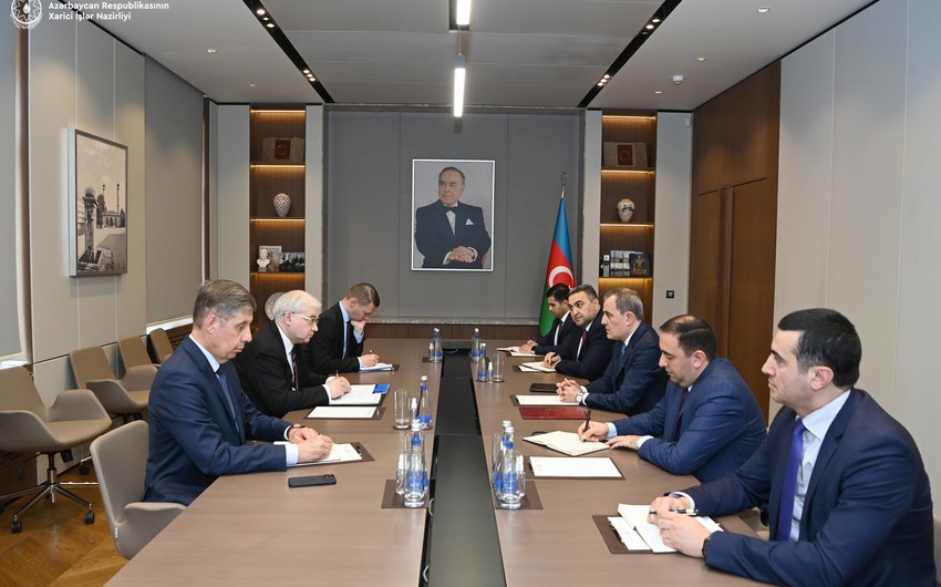 Azerbaijani FM meets with Igor Khovayev