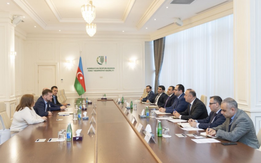 Azerbaijani minister, reps of German companies mull automation of production in agricultural sector