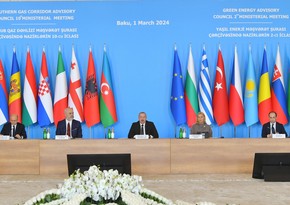 Baku hosts 10th Southern Gas Corridor Advisory Council Ministerial Meeting and 2nd Green Energy Advisory Council Ministerial Meeting