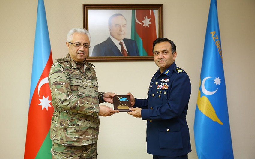 Delegation of Pakistani Air Forces visiting Azerbaijan