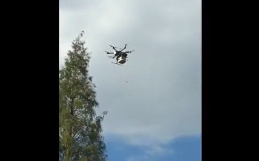 Yaponiyada dron festival iştirakçılarının üzərinə düşüb - VİDEO