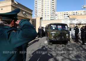 В Баку простились с военнослужащими, погибшими при крушении вертолета