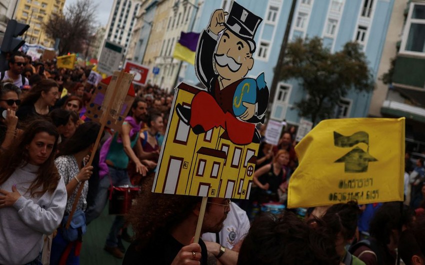 В Португалии прошли многотысячные акции протеста из-за жилищного кризиса