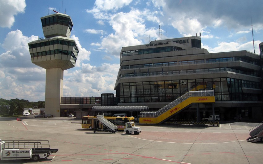 Berlində aeroportların işi iflic olub