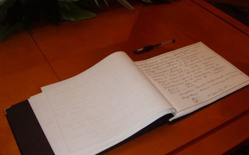 French Embassy in Baku opens a book of condolences