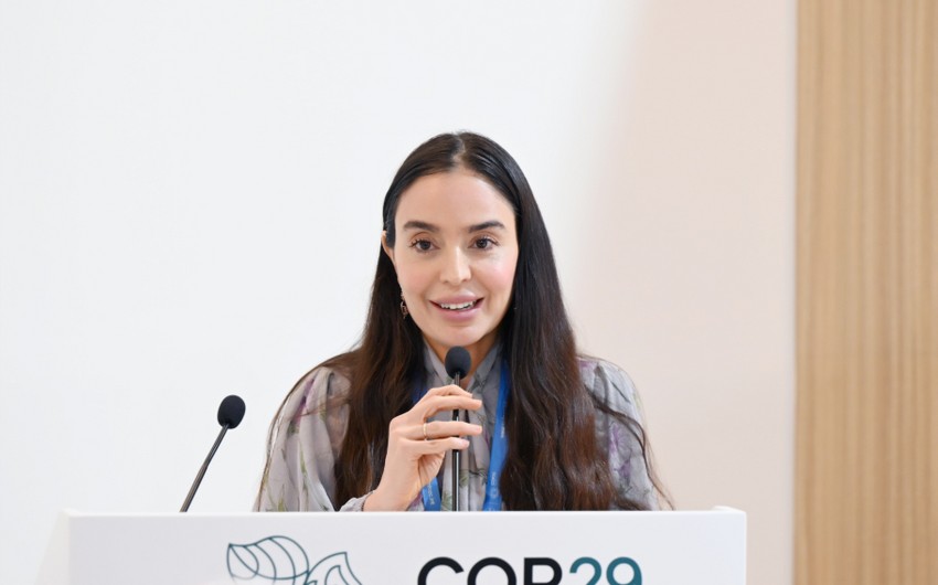 Leyla Aliyeva speaks at COP29 event dedicated to leopard protection