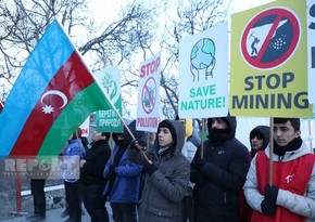 Участники демонстрации на дороге Ханкенди-Лачын продолжают проявлять высокую активность