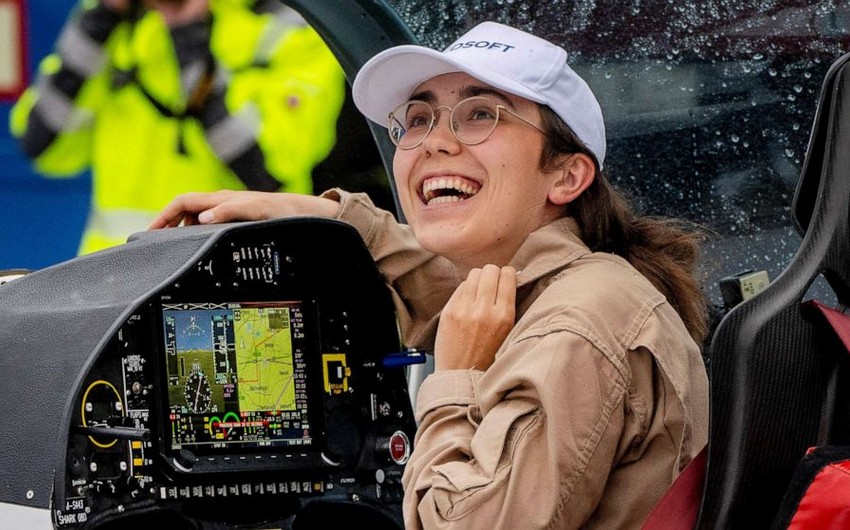 19-year-old Zara Rutherford becomes youngest woman to fly the world solo