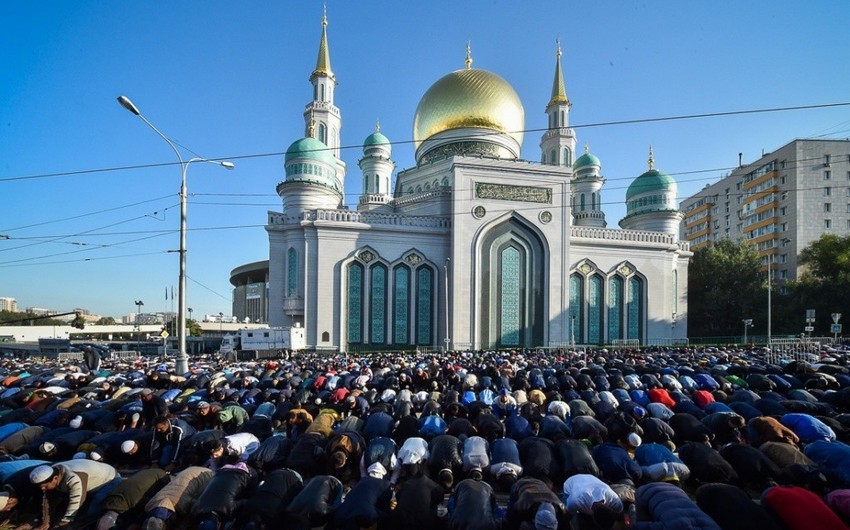 Moskvada Qurban bayramı qeyd edilir
