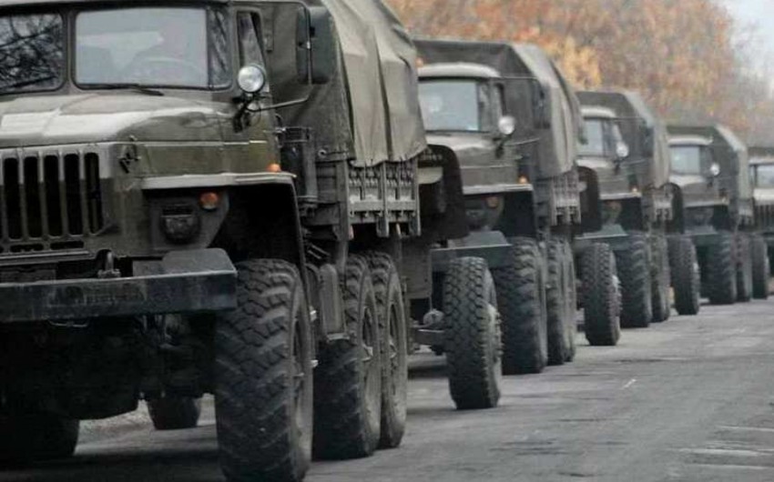 Military equipment placed on road from Rostov to Moscow