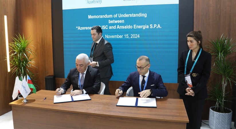 AzerEnerji and Ansaldo Energia Sign MOU for Green Energy Transition