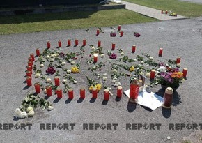 В Германии почтили память убитого азербайджанца