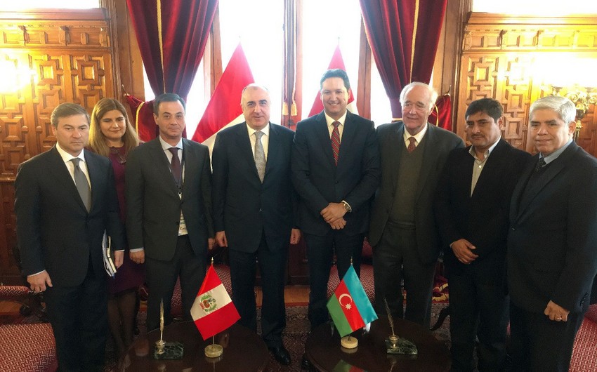 Эльмар Мамедъяров поблагодарил руководство Перу за позицию по Карабаху