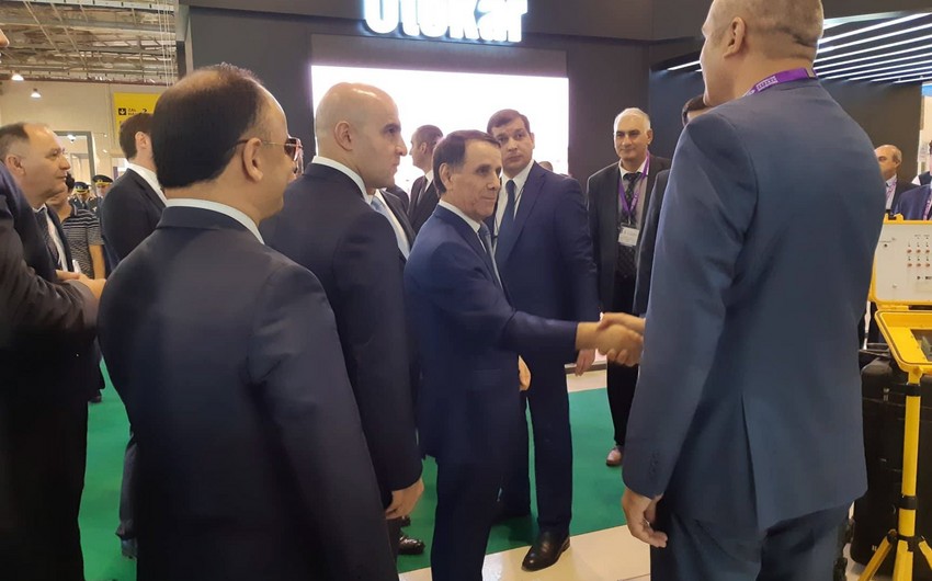 Novruz Mammadov gets acquainted with 3rd International Defense Exhibition ADEX-2018