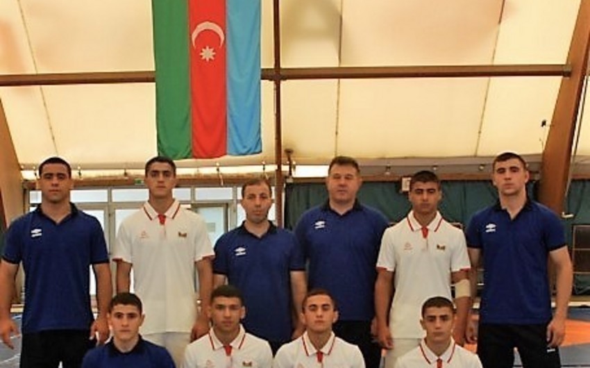 Сборная Азербайджана по греко-римской борьбе заняла 2-е место на ЧМ