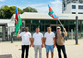 Азербайджанцы провели мирную акцию перед офисом ООН в Бонне