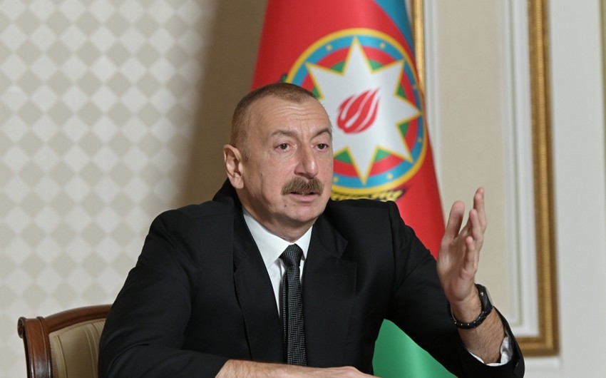 Ильхам Алиев: Работа Трампа по урегулированию конфликта, полностью соответствует международным отношениям