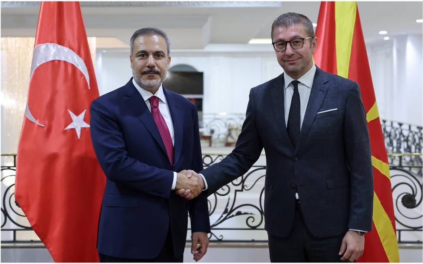 Turkish FM meets with North Macedonia’s PM