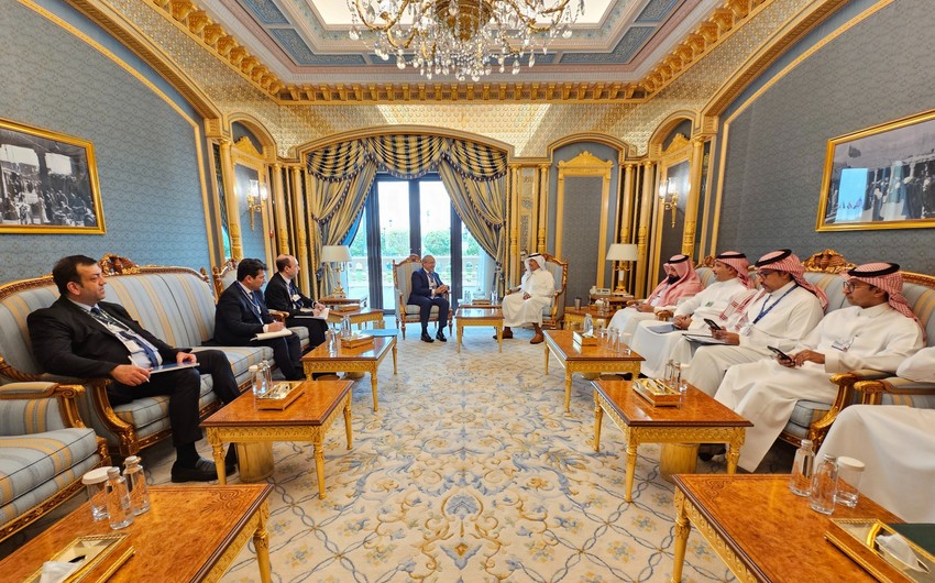 Mikayil Jabbarov meets Saudi minister of energy 