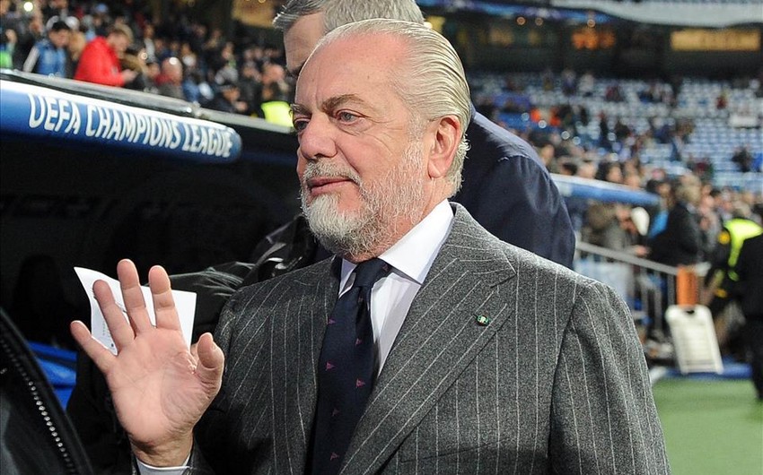“Napoli”nin prezidenti futbolçuları bazaya qapadıb