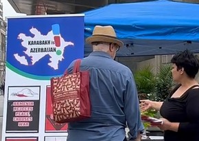 Azərbaycan icması Torontoda Ermənistanın təxribatlarına qarşı aksiya keçirib