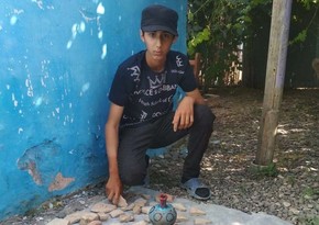 Teenager finds historical artifacts in Aghdam - PHOTO