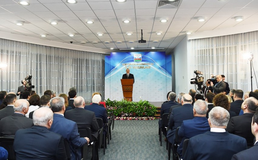 Prezident: “Bundan sonra da Azərbaycan dövləti idmançılara öz qayğısını əsirgəməyəcək”