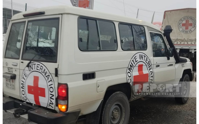 ICRC vehicles move freely from Khankandi toward Lachin  