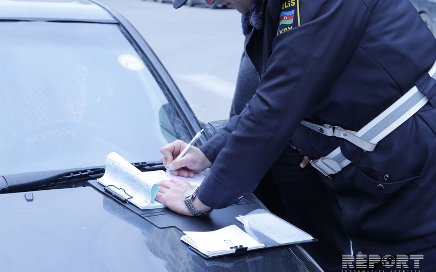 Вчера в Азербайджане за нарушение правил дорожного движения оштрафованы 7 916 водителей