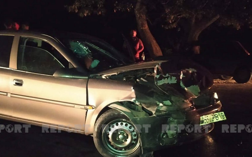 В Огузе столкнулись два автомобиля, есть пострадавшие