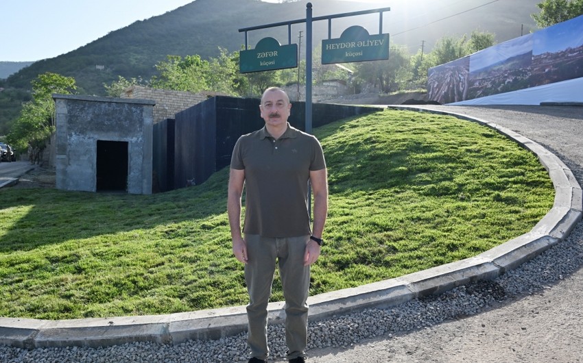 Президент Ильхам Алиев обратился к армянам из Лачына: книга Миацума закрыта!