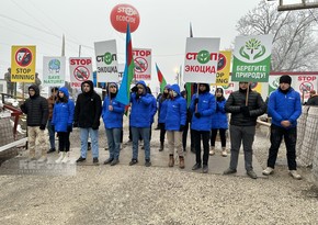 Protest rally on Khankandi-Lachin road enter its 43rd day