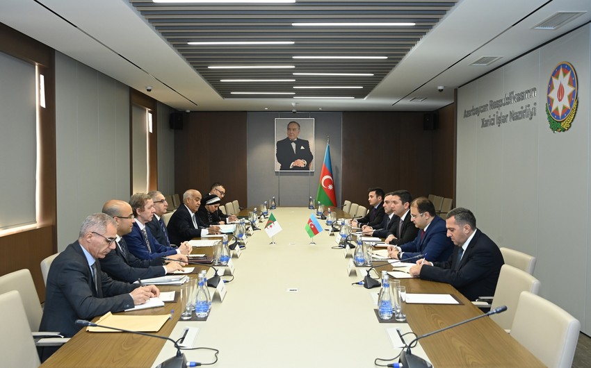 Azerbaijani, Algerian MFAs hold political consultations 
