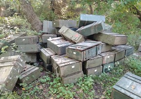 Ammunition found in Khojavend 