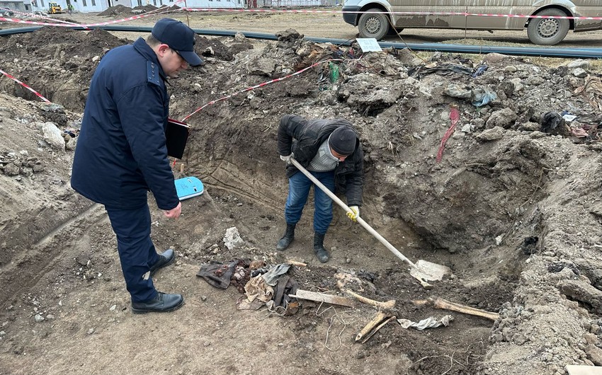 В Ходжалы из обнаруженного массового захоронения извлечены останки еще одного ребенка