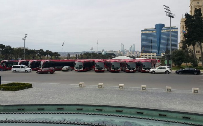 ​В Баку доставлены новые автобусы