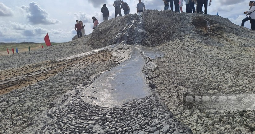 Ağdam palçıq vulkanında “Geoparklar vasitəsilə Davamlı İnkişaf” tədbiri keçirilib
