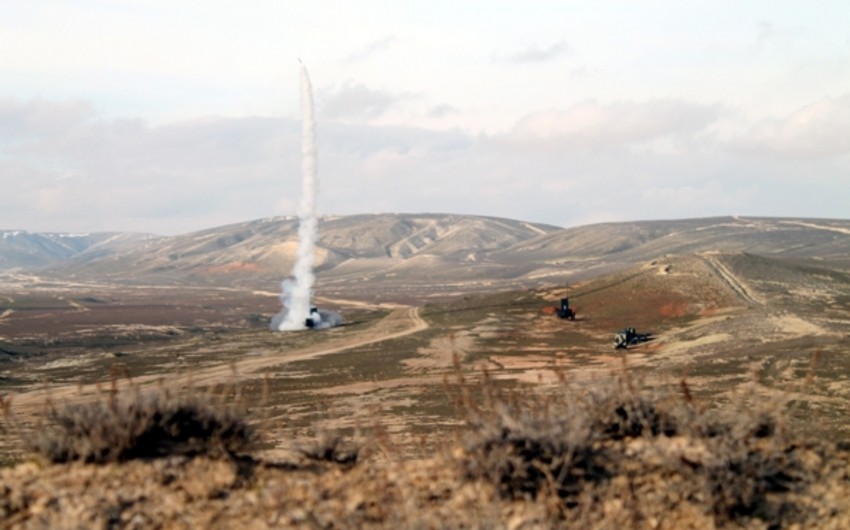 Произведена боевая стрельба из зенитно-ракетных комплексов Ильдырым в вооружении азербайджанской армии - ВИДЕО
