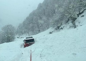На горнолыжном курорте в Грузии сошла снежная лавина