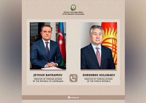 Состоялся телефонный разговор между главами МИД Азербайджана и Кыргызстана