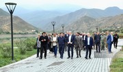 Members of diplomatic corps accredited in Azerbaijan arrive in Sugovushan