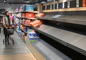 French stores begin to run out of food 