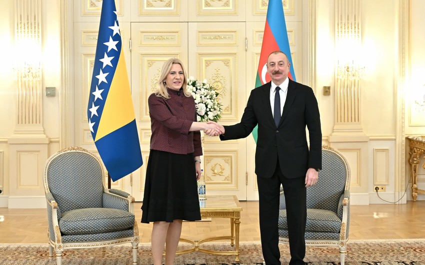Željka Cvijanović invites President Ilham Aliyev to visit Bosnia and Herzegovina