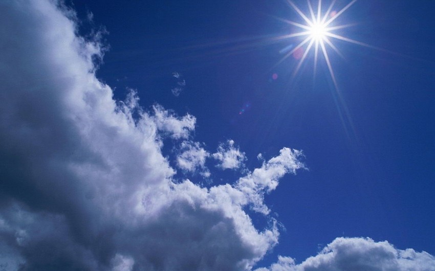 Sunny weather is expected on January 13