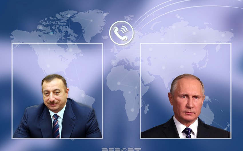 Prezident İlham Əliyev Vladimir Putinə telefonla zəng edib