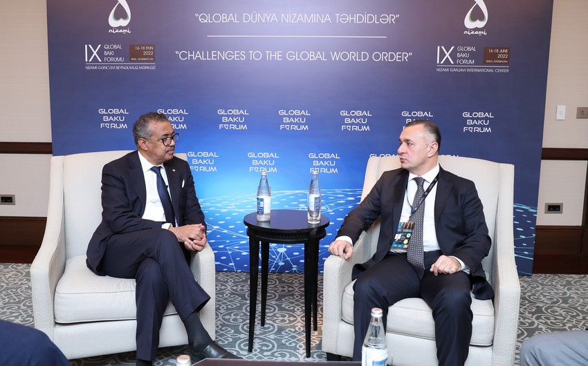 Azerbaijani Minister of Health meets with WHO Director-General