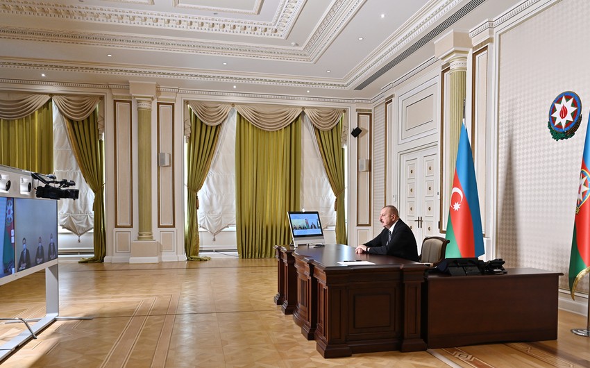 Президент Ильхам Алиев -
