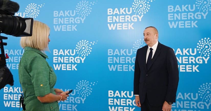 Телеканал Euronews представил интервью с президентом Ильхамом Алиевым
